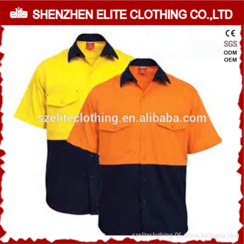 men hi vis safety uniforms with reflectors for construction workers